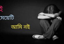 সেই মেয়েটি আমি নই পর্ব-১২ শেষ পর্ব